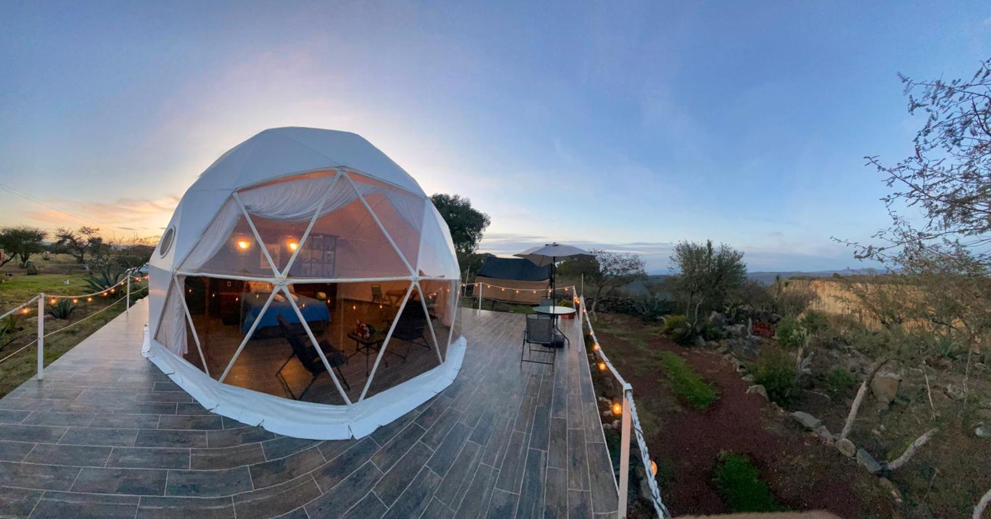 Hotel El Gato Glamping Con Vista A Prismas Basalticos Huasca de Ocampo Zewnętrze zdjęcie